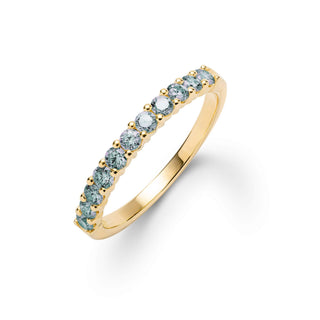 INSIDE NINA'S KLOSET Rosecliff Alexandrite Stackable Ring in 14K Gold (June)