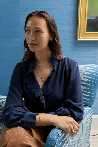 INSIDE NINA'S KLOSET Petite 5 Birthstone Necklace in 14K Gold